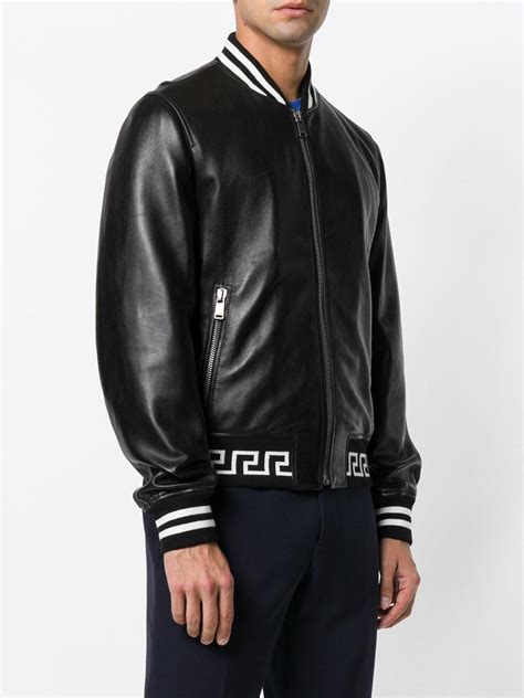 versace leather jackets